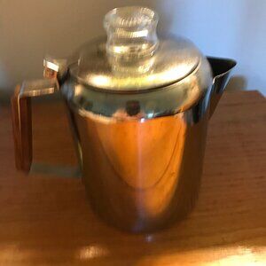 Eurolux Percolator Coffee Maker Pot 9 Cups Stainless Steel